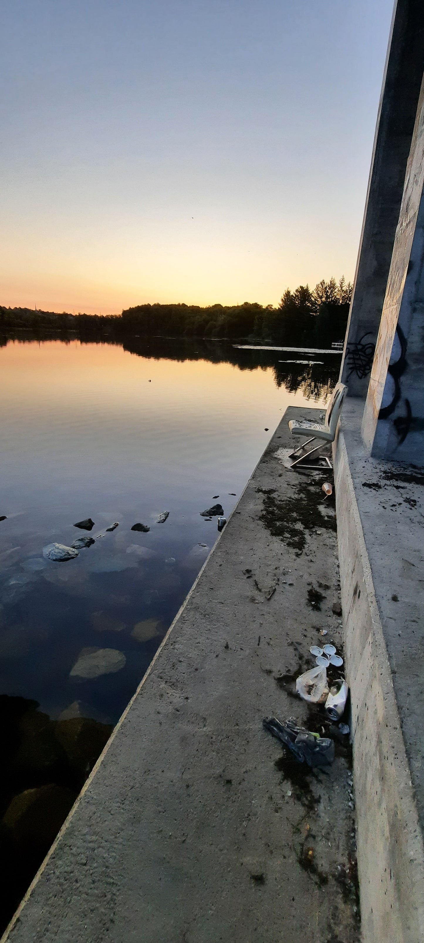 Trouve Les Déchets Du 15 Août 2021 5H54 (Vue Spne) Pont Jacques Cartier De Sherbrooke Et